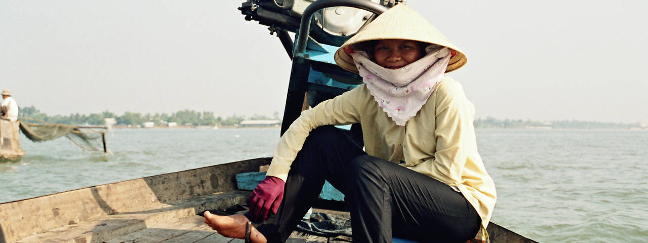 Mekong Delta in Vietnam